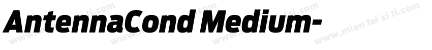 AntennaCond Medium字体转换
